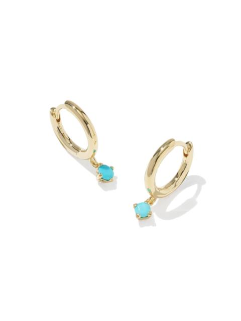 KENDRA SCOTT Maisie 18k Gold Vermeil December Huggie Earrings
