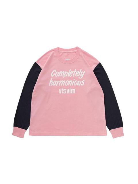 visvim JUMBO TEE L/S DMGD PINK
