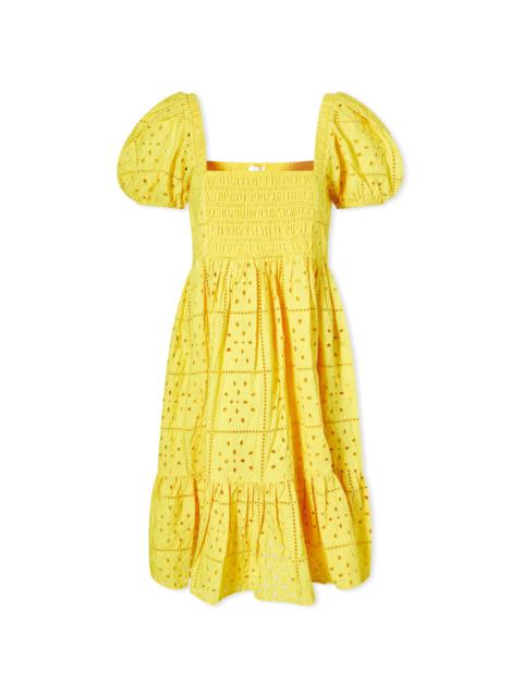 GANNI GANNI Broderie Anglaise Mini Dress