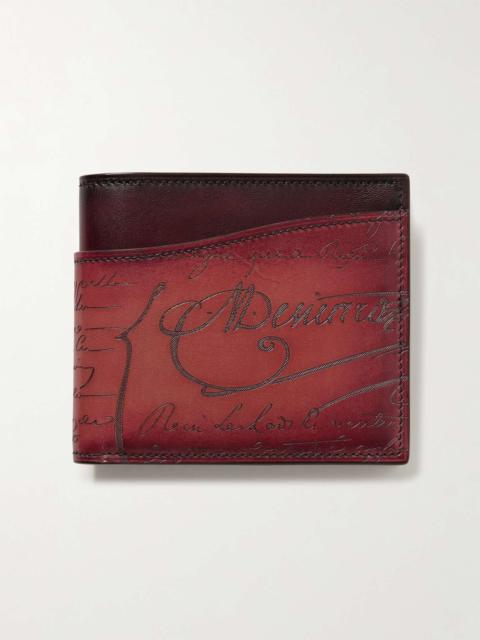 Berluti Makore Neo Scritto Venezia Leather Bifold Wallet