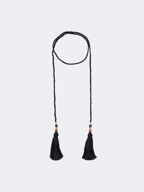 Jennifer Behr Gigi 18kt gold-plated braided necklace