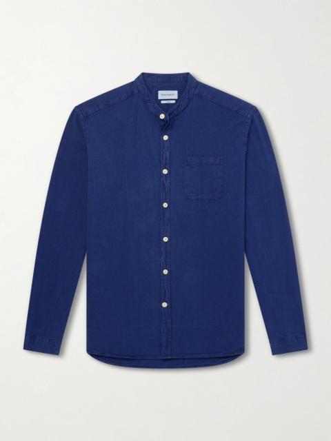 Oliver Spencer Kildale Grandad-Collar Cotton Shirt