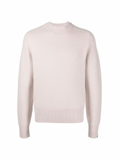 cashmere-blend high-neck jumper