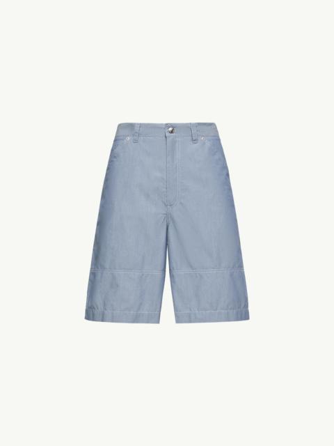 Moncler Chambray Cargo Shorts