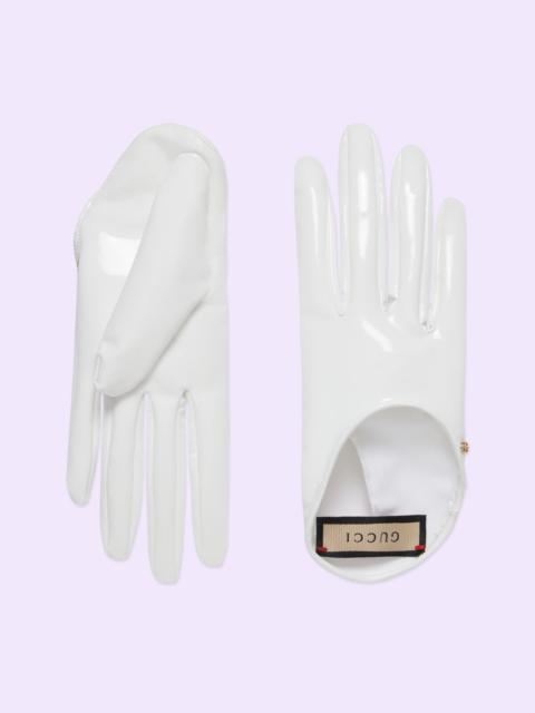 GUCCI Shiny lycra gloves