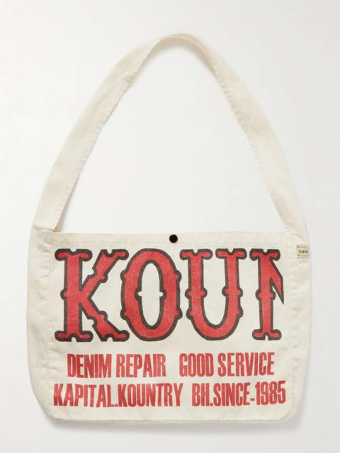 Kapital Printed Cotton-Twill Messenger Bag