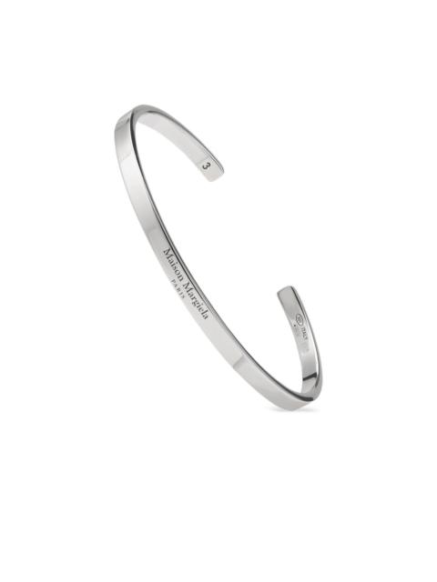 Maison Margiela logo reference cuff bracelet