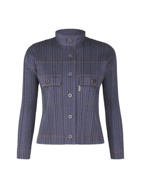 Pleats Please Issey Miyake COTTON DENIM JACKET