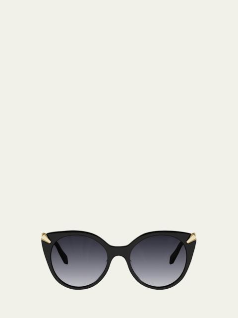 BVLGARI Serpenti Viper 53mm Cat-Eye Sunglasses