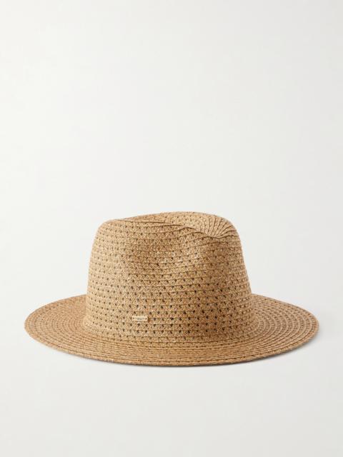 EUGENIA KIM Lillian Embellished Raffia-effect Hat