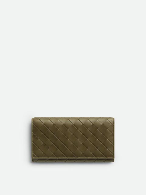 Intrecciato Long Wallet With Coin Purse