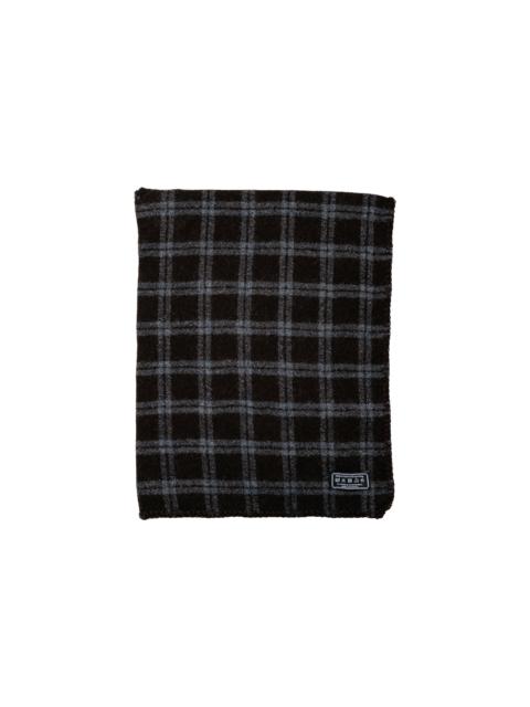 mfpen Triangle Scarf Brown Grey Check