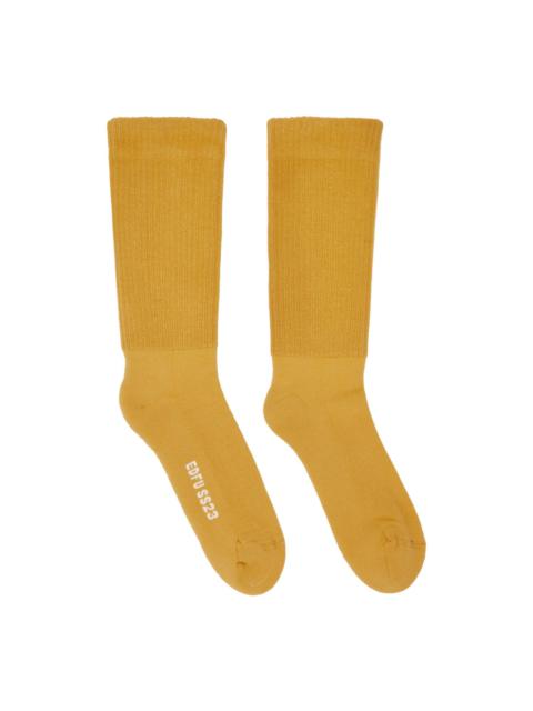 Yellow Mid-Calf Socks