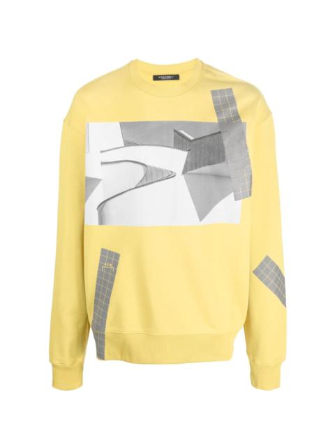 A-COLD-WALL* grid graphic print sweatshirt