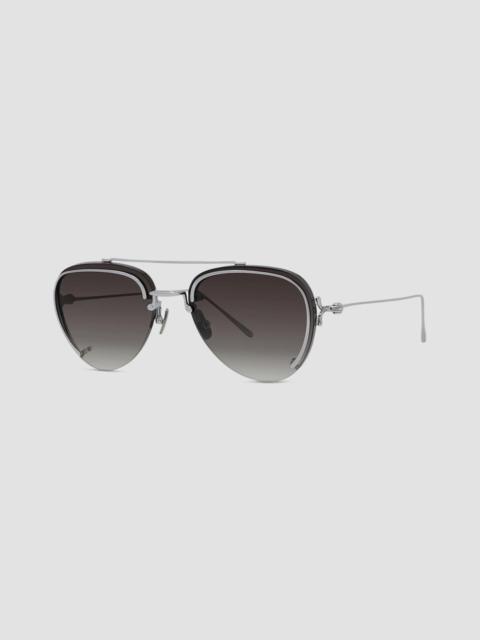 Loewe Men's x Matsuda 55MM Aviator Sunglasses - Silver