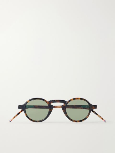 Thom Browne Round-Frame Tortoiseshell Acetate Sunglasses Tortoiseshell