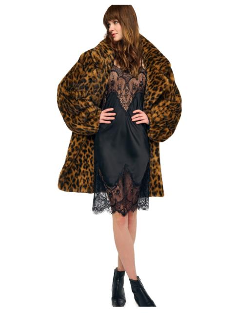 NORMA KAMALI TEDDY BEAR CAR COAT