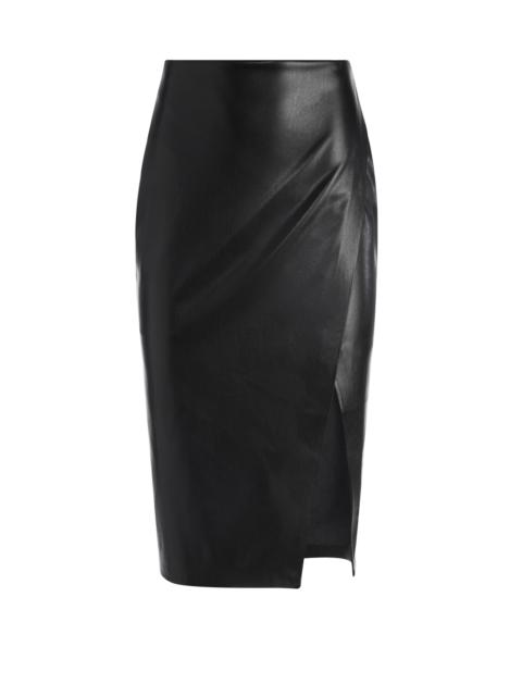 SIOBHAN FRONT WRAP MIDI SKIRT