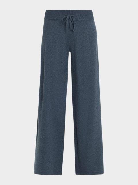 LISA YANG Sofi Cashmere Straight-Leg Pull-On Trousers
