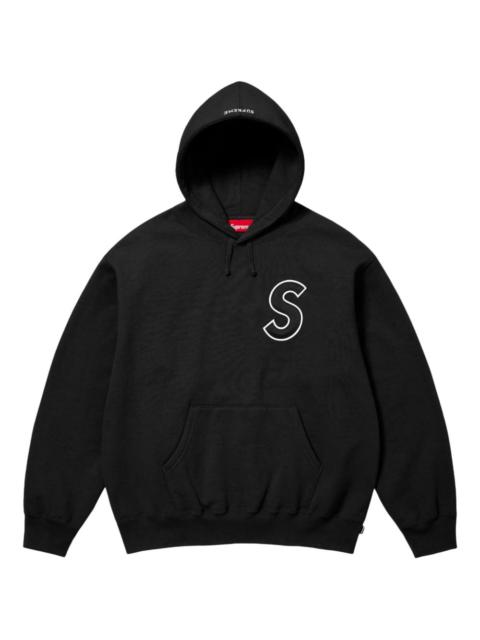 Supreme S-logo "SS 25 - Black" hoodie