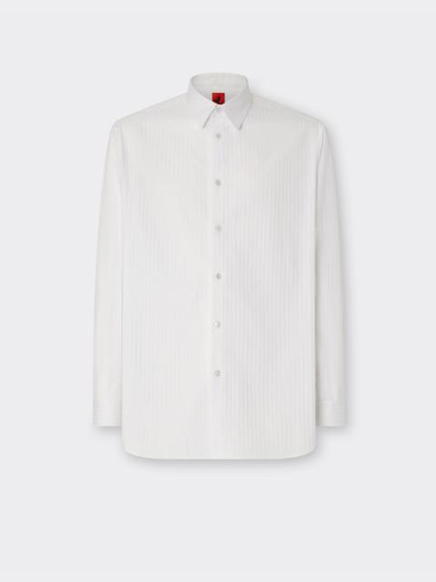 Ferrari Striped poplin shirt