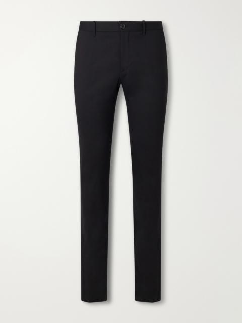 SLOWEAR Straight-Leg Wool-Blend Tekno Flannel Trousers