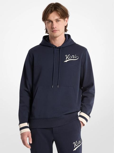 MICHAEL KORS KORS Varsity Knit Cotton Blend Hoodie