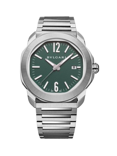 BVLGARI Men's Octo Roma Stainless Steel Bracelet Watch/41MM - Multi