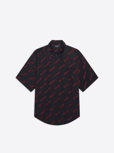 BALENCIAGA Men's Minimal Shirt in Black