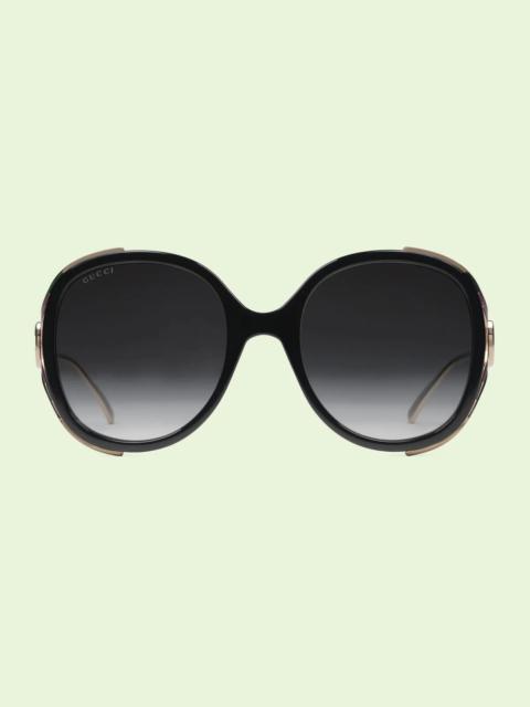 Round-frame Interlocking G sunglasses