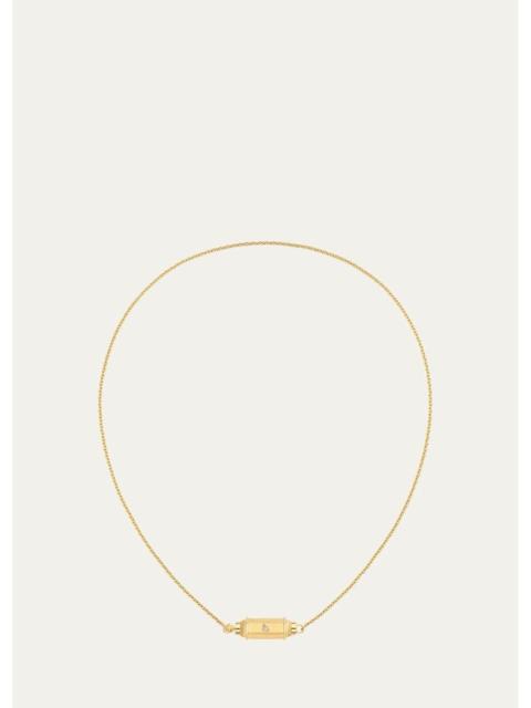 MARIE LICHTENBERG 18K Yellow Gold & 0.11 TCW Diamond Necklace