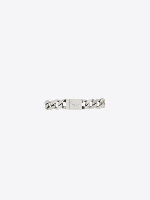 SAINT LAURENT metal curb chain bracelet