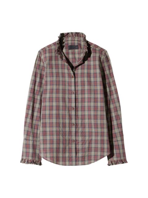 NILI LOTAN Rustic Check Elio Shirt