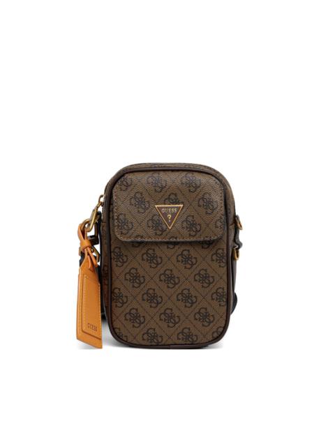 GUESS USA Milano monogram-print logo-plaque cross body bag