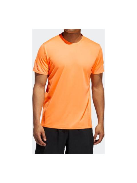 adidas Men's adidas 25/7 Tee Runr Running Short Sleeve Orange EI6324