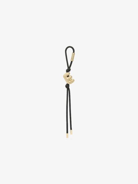 MICHAEL KORS Initial Gold-Tone and Speckled Cord Bag Charm