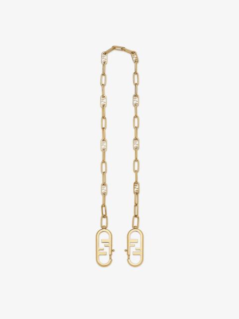 FENDI Gold-colored metal shoulder strap