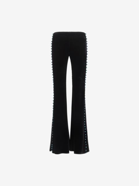 Roberto Cavalli Flare Black Trousers