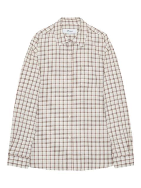 Palmes checked shirt