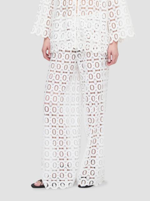 Hill House Home Women's The Kaya Pool Pants - White Broderie