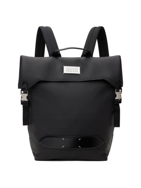 Maison Margiela Black Soft 5AC Flap Backpack