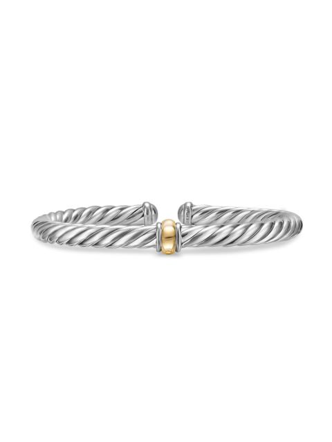 DAVID YURMAN Women's Cable Flex Center Station Bracelet in Sterling Silver - Silver