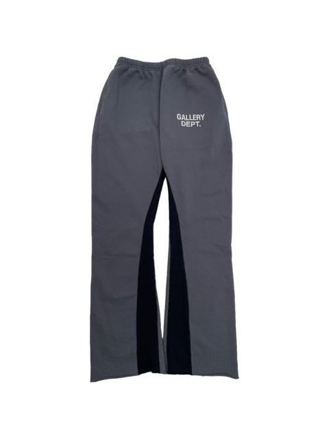 GALLERY DEPT. GD Logo Flare Sweatpants "Charcoal / Grey / White" GD061