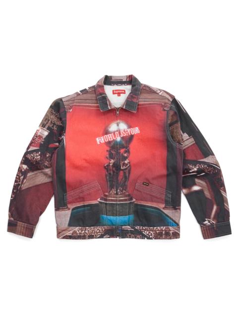 Supreme Supreme Scarface the World Is Yours Denim Jacket Multi