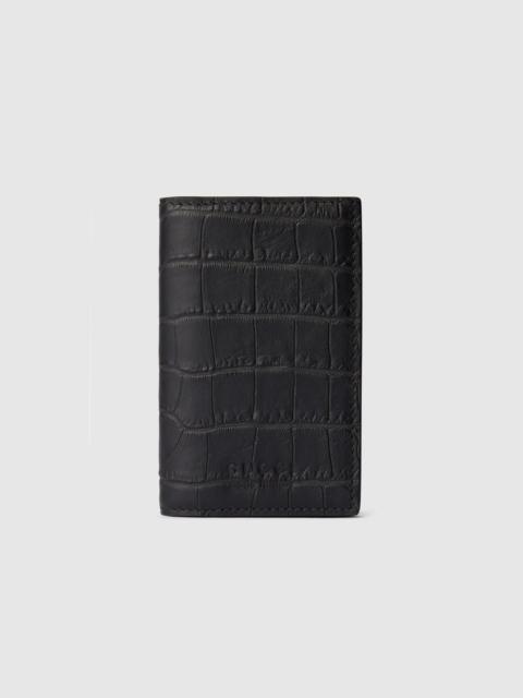 Crocodile card case