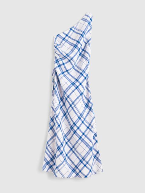Madewell Ruched One-Shoulder Midi Dress
