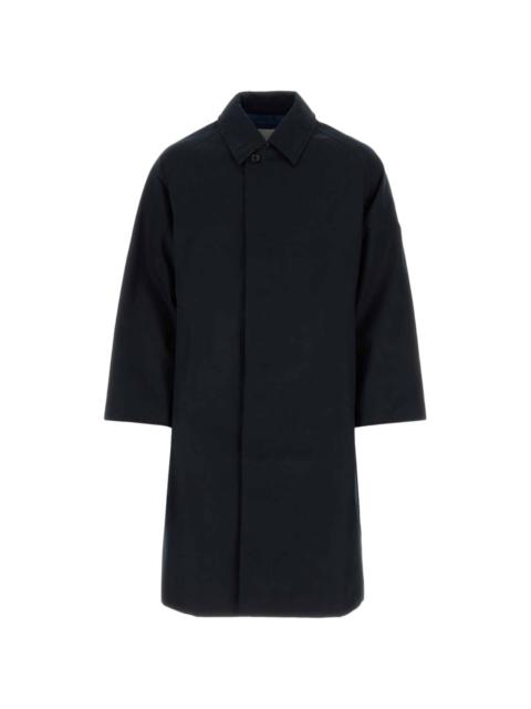 cotton Balmacaan coat