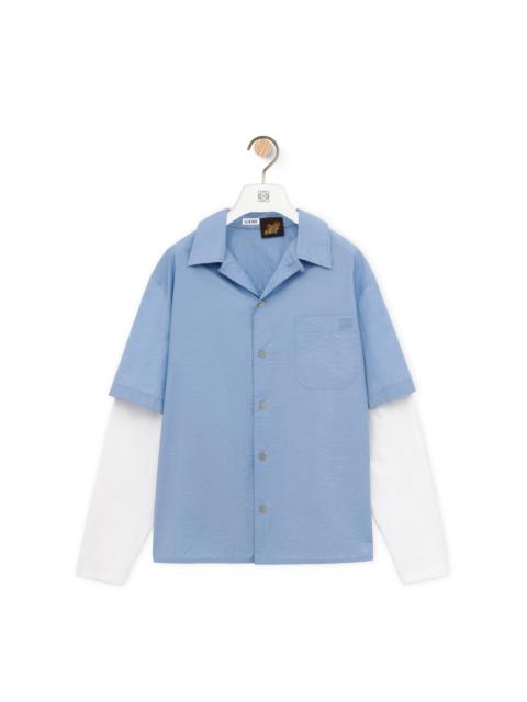 Loewe Trompe l'oeil shirt in cotton blend