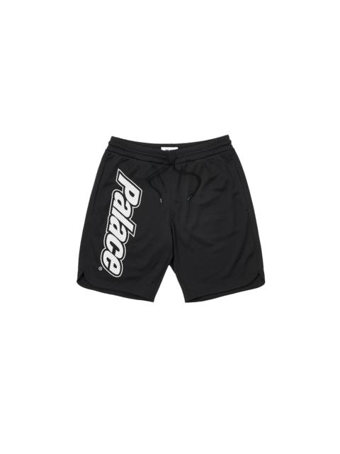 PALACE LOWERCASE FONT SHORTS BLACK
