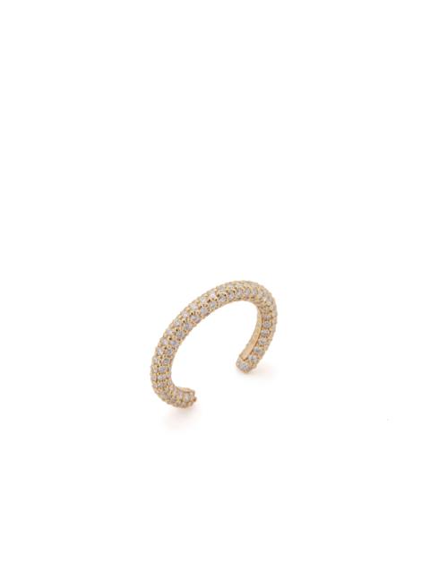 GABRIELA HEARST Tarot Pave Ring in 18K Yellow Gold & White Diamonds